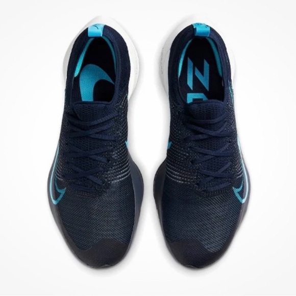 Nike Air Zoom Tempo NEXT% Flyknit Men’s 11 CI9923-401 Blue Running Shoes - Picture 5 of 8